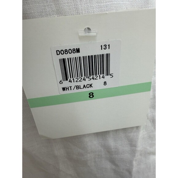 NEW SHELL LINEN DONNA MORGAN Women's Sheath Dress with Embroidery - Picture 9 of 16